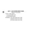 Image 1 : 2017 – 2019 BORN BRED COWS