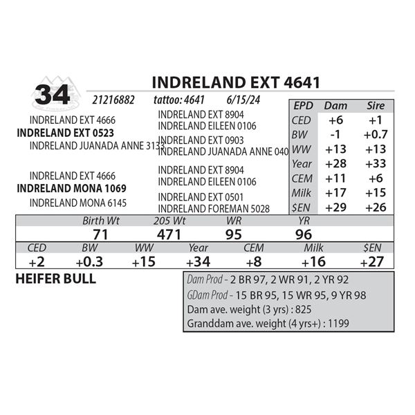 INDRELAND EXT 4641