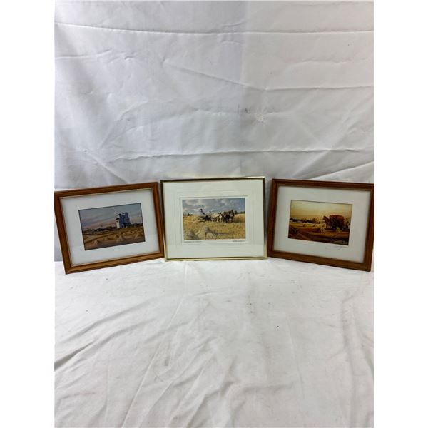 3 Framed Art