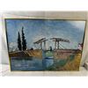 Image 1 : Wall Art - Vincent Van Gogh Le Pont de Langlois