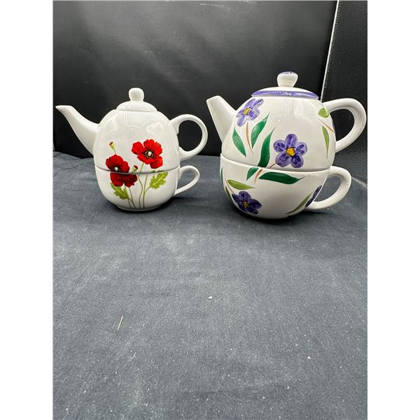 2 Teapot and Cup sets