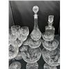 Image 2 : Pinwheel Crystal Decanters and Glasses