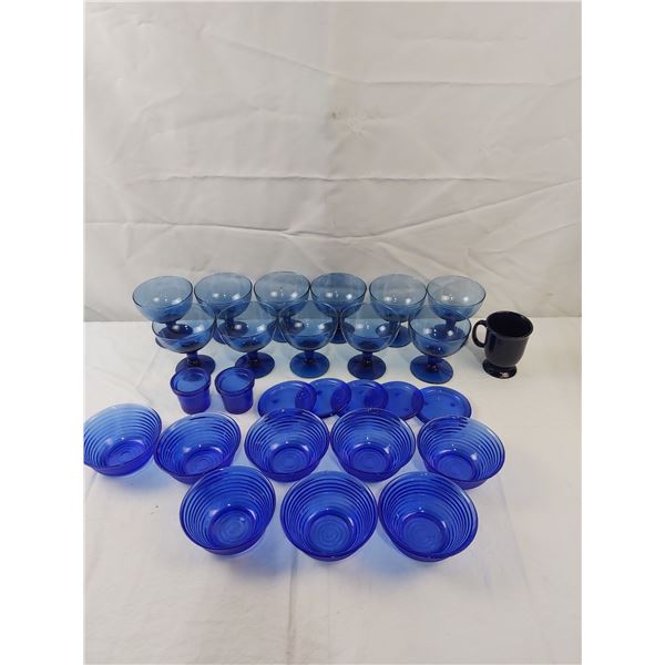 Blue Glass Kitchenware