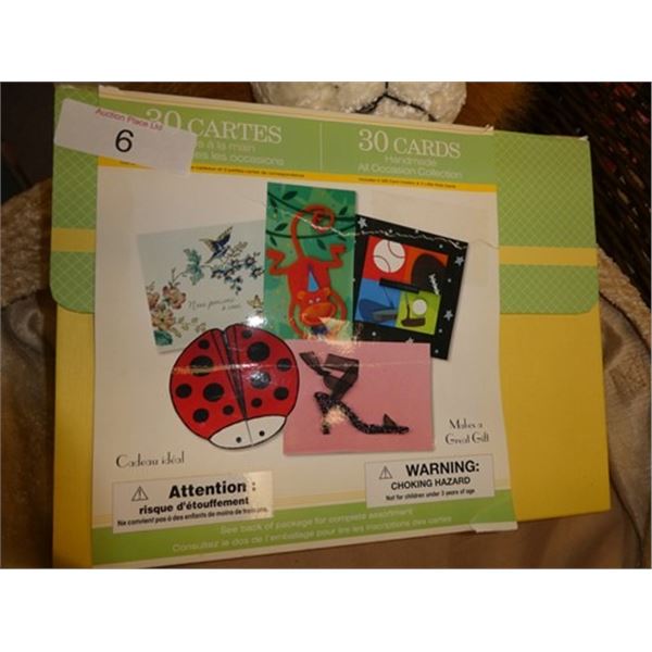 30 all occasion greeting cards, Lion shaped