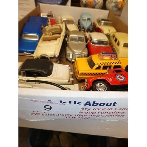 Collection of car toys