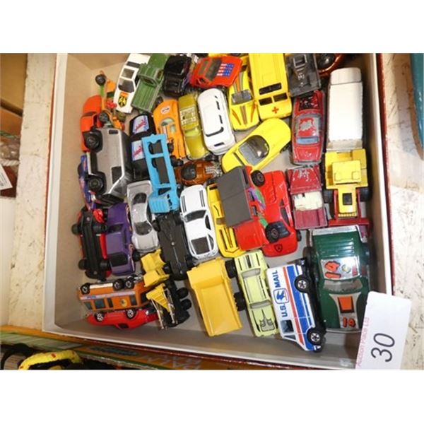 Collection of car toys