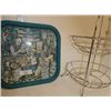 Image 1 : Vintage serving tray, 2 tiered fruit basket