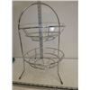 Image 3 : Vintage serving tray, 2 tiered fruit basket