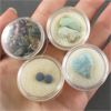 Image 2 : Lot of Various Crystals - Larimar, Britton Apache Turquoise, Rainbow Tourmaline & Azurite