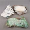 Image 2 : Lot of Various Minerals - Agate Quartz, Tree Agate, Chrysoprase, Nephrite Jade, Lithium Quartz 