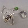 Image 2 : Lot of 7 Gemstone Pendants & Tie Pin