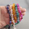 Image 2 : Set of 5 Strands of Multi Color Gemstone Agate Beads 