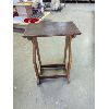 Image 2 : Vintage Oak Accent Table 19" x 11" x 26"