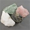 Image 2 : Lot of Raw Black Tourmaline, Quartz, Aventurine & Rose Quartz