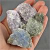 Image 1 : Lot of Raw Labradorite & Lepidolite Specimens