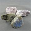 Image 2 : Lot of Raw Labradorite & Lepidolite Specimens