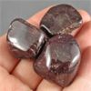 Image 2 : Lot of 3 Polished Garnet Specimens