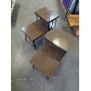 Image 2 : Set of Vintage End Tables 25.5" x 15" x 16"