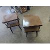 Image 8 : Set of Vintage End Tables 25.5" x 15" x 16"