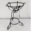 Image 1 : Vintage Wrought Iron Plant Stand 19" Tall