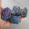 Image 2 : Set of 4 Premium Peacock Ore from Mexico