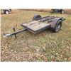Image 1 : Home Built Trailer w/ Ramps             53" x 111"