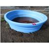 Image 1 : Round Blue Watering Trough - 8' Diameter - 500 Gallon