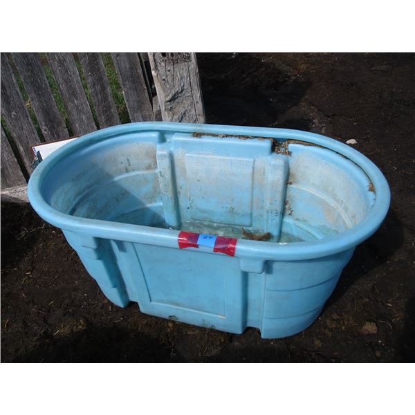 Blue Watering Trough