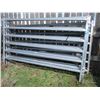 Image 1 : (5 Times Bid Price) (5) Galvanized Steel Panels - 6 Bar - 6' High - 10'
