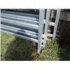 Image 3 : (5 Times Bid Price) (5) Galvanized Steel Panels - 6 Bar - 6' High - 10'