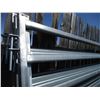 Image 4 : (5 Times Bid Price) (5) Galvanized Steel Panels - 6 Bar - 6' High - 10'