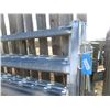 Image 2 : (5 Times Bid Price) (5) Galvanized Steel Panels - 6 Bar - 6' High - 10'