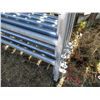 Image 3 : (5 Times Bid Price) (5) Galvanized Steel Panels - 6 Bar - 6' High - 10'
