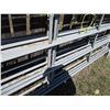 Image 4 : (6 Times Bid Price) (6) Metal Diamond Ranch Panels - 10'