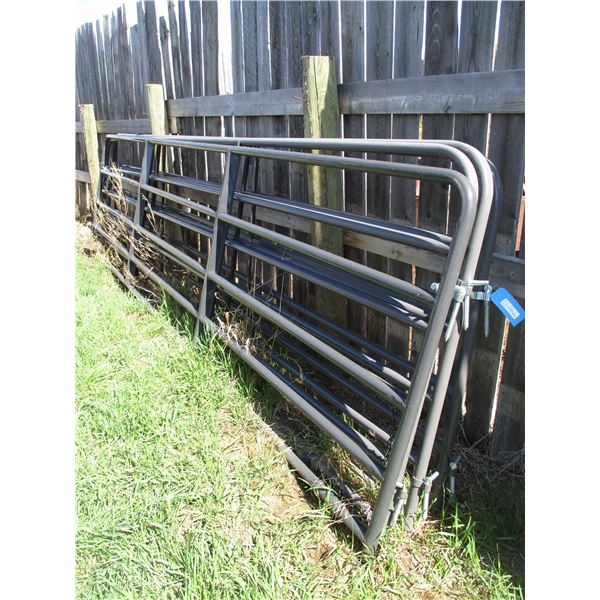 (4 Times Bid Price) (4) Metal Gates - 16'