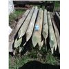 Image 1 : (15 Times Bid Price) (15) 5-6 Inch Fence Posts 7' Long