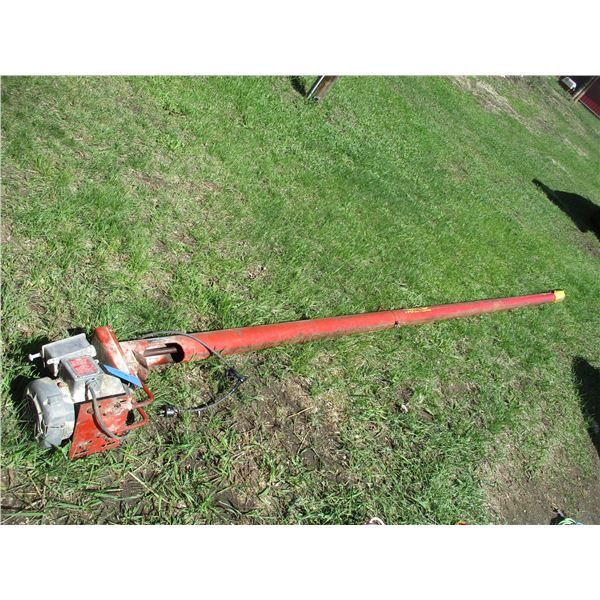 Farm King Pencil Auger - 4" x 16' - 1/2 HP Electric Motor