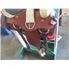 Image 4 : 15" Riding Saddle With Cinch, Stand, & Cover