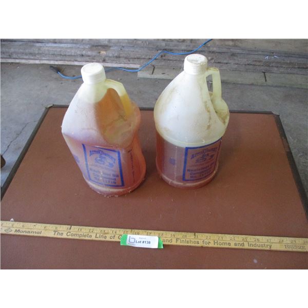 (1) Jug Neatsfoot Oil, (1) Partial Jug Neatsfoot Oil