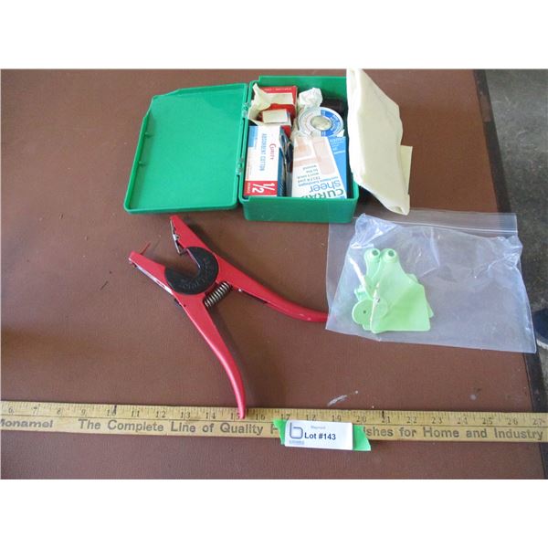Ear Tagger, Tags, First Aid Kit