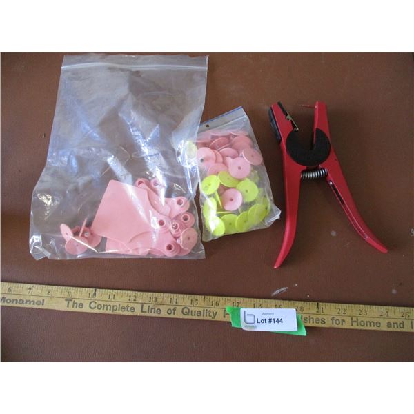 Ear Tagger, Tags, Replacement Back Tags