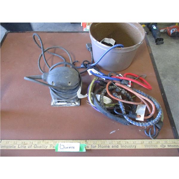 Black & Decker Palm Sander, Bungee Cords