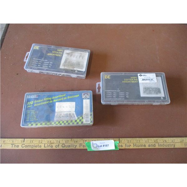 Grease Fittings, Hitch Pins, Cotter Pins