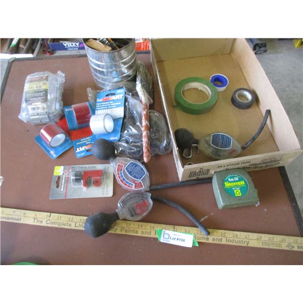 Pipe Cutter, Antifreeze Testers, Reflective Tape, Weather Box, Paintbrush, etc.