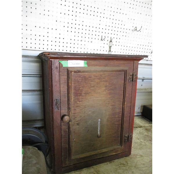 Wooden Cabinet - 18" x 18" x 22" - Painting Supplies