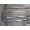 Image 2 : (2) Forks, Pick, Rake, Hoe