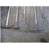 Image 3 : (2) Forks, Pick, Rake, Hoe