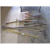 Image 1 : (2) Forks, Potato Fork, Hoe, Hedge Clipper