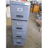 Image 1 : Four Drawer Metal Filing Cabinet