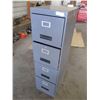 Image 2 : Four Drawer Metal Filing Cabinet